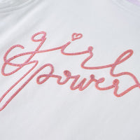 Maglietta da Bambina Maniche Volant Ecru 140 11323