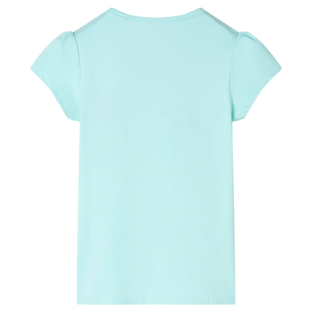 Maglietta da Bambina Acqua Chiaro 92 11334