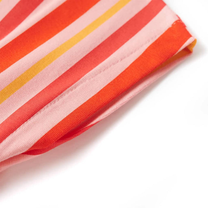 Abito per Bambine con Coulisse Rosa e Rosso 116 11356