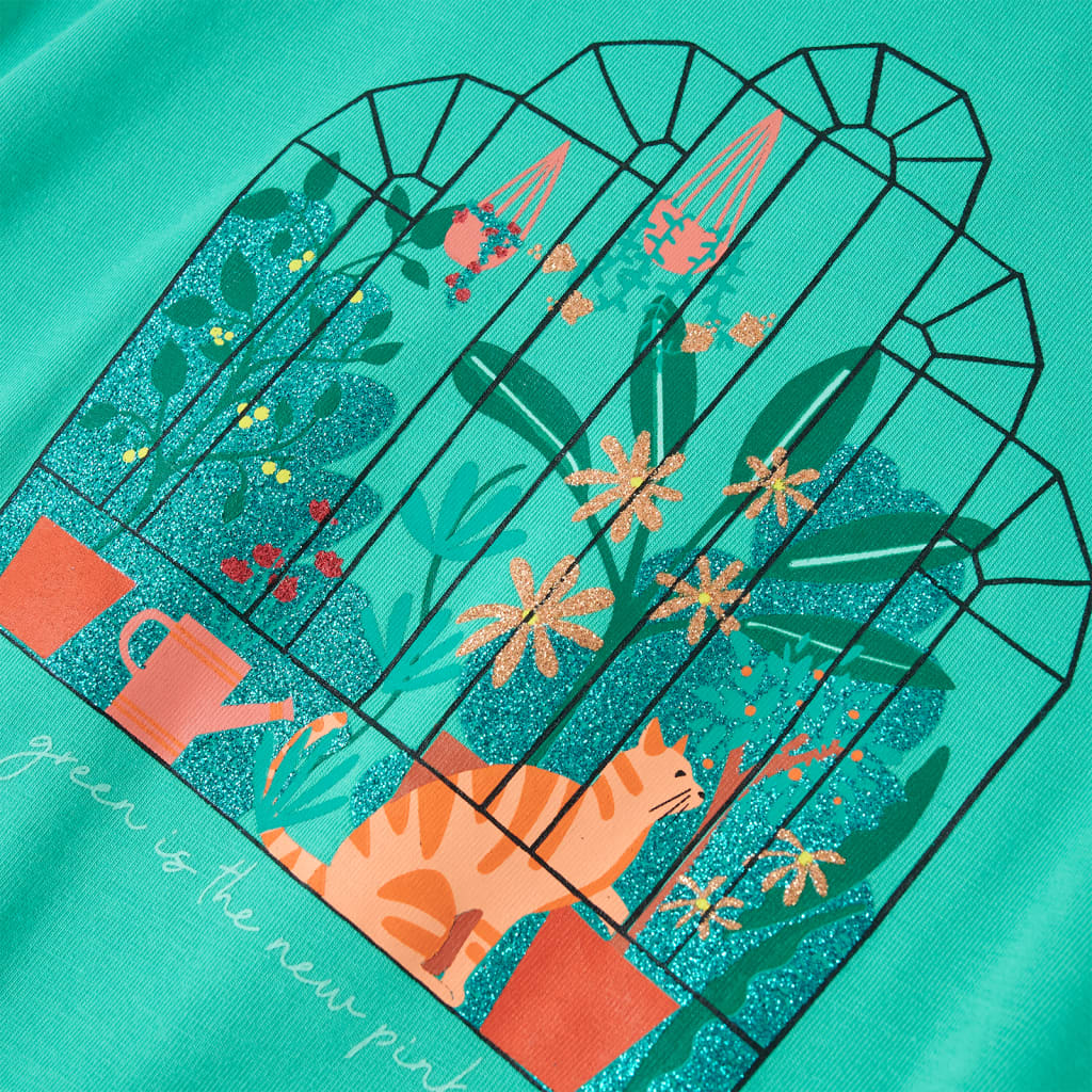 Maglietta da Bambina Menta 116 11366