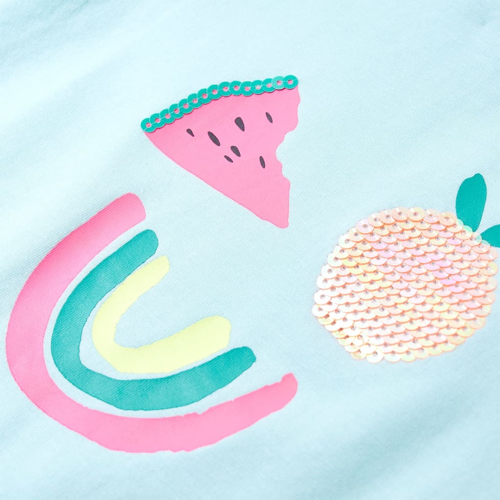 Maglietta da Bambina Acqua Chiaro 140 11393