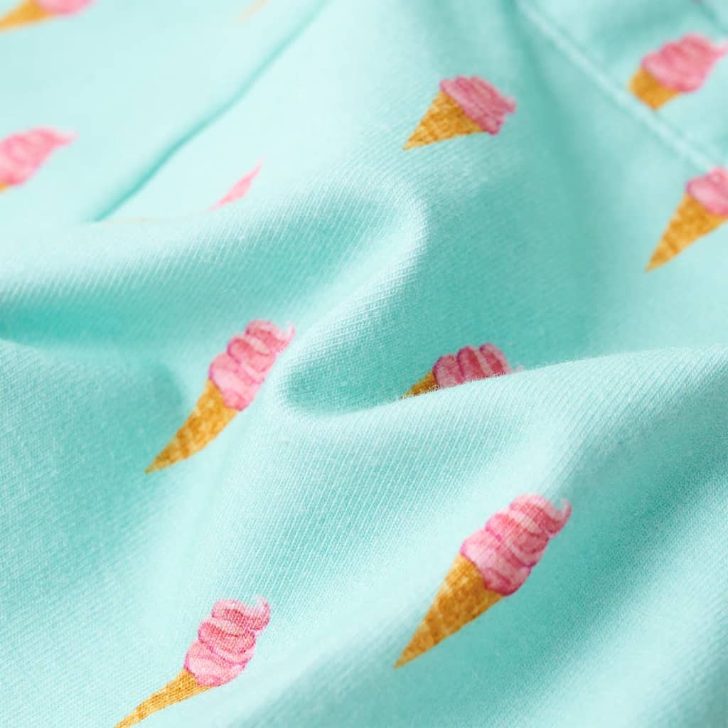 Pantaloncini per Bambini con Coulisse Menta Chiaro 104 11405