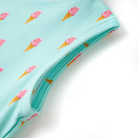 Abito da Bambina con Coulisse Menta Chiaro 92 11414