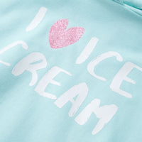 Felpa con Cappuccio da Bambina Acqua Chiaro 92 11424