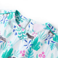 Abito da Bambina Ecru e Menta Scuro 116cod mxl 117185