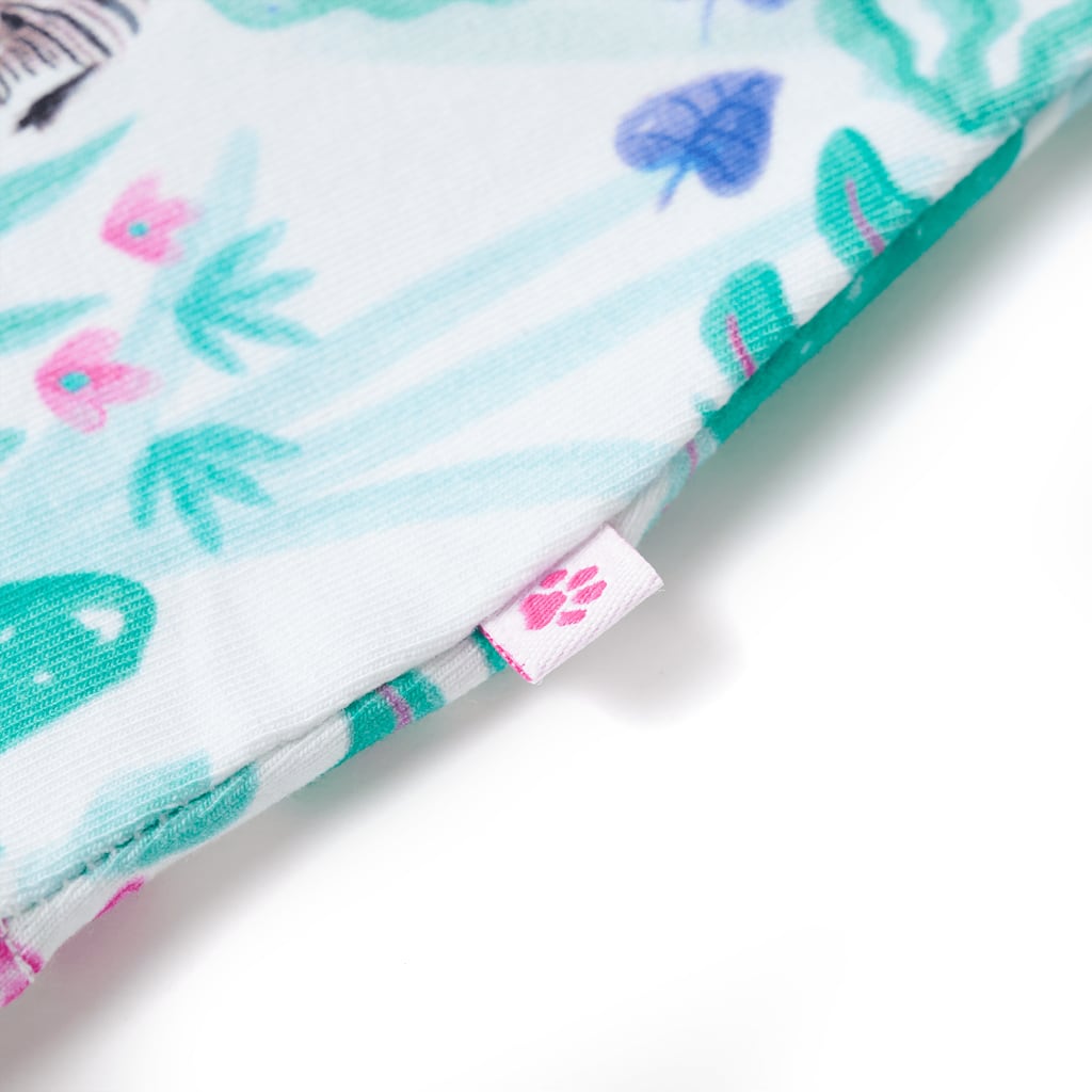 Abito da Bambina Ecru e Menta Scuro 128 11437