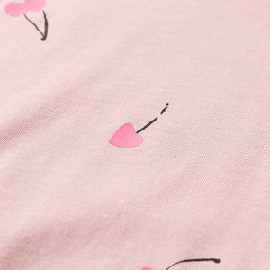 Maglietta da Bambina Rosa Chiaro 116