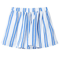 Gonna da Bambina Blu Cobalto e Bianco 104 11475