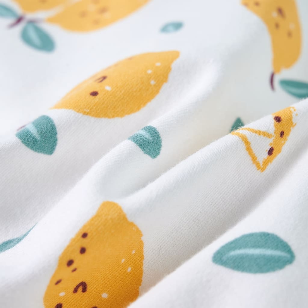 Maglietta da Bambina con Orlo Legato Ecru 128 11497