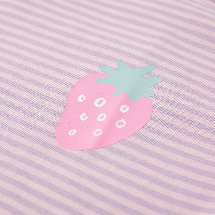 Maglietta da Bambina con Maniche a Volant Lilla 92