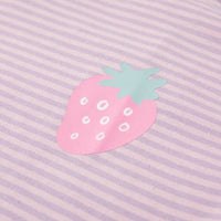 Maglietta da Bambina con Maniche a Volant Lilla 116