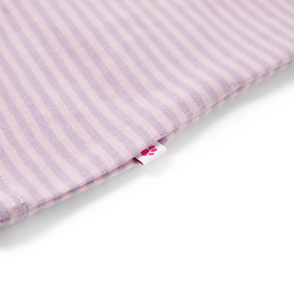 Maglietta da Bambina con Maniche a Volant Lilla 128