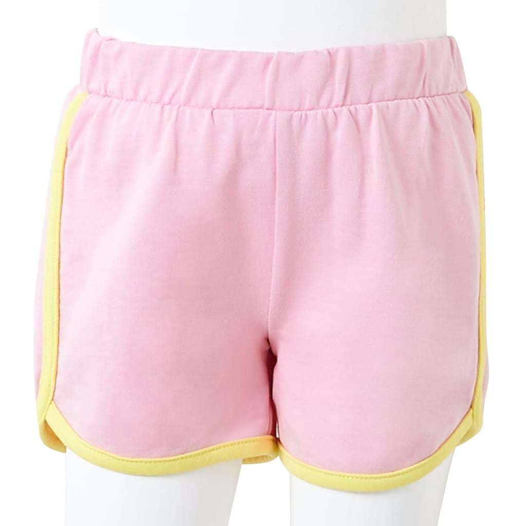 Pantaloncini da Bambina con Bordi Rosa Brillante 104 11580