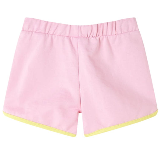 Pantaloncini da Bambina con Bordi Rosa Brillante 116 11581