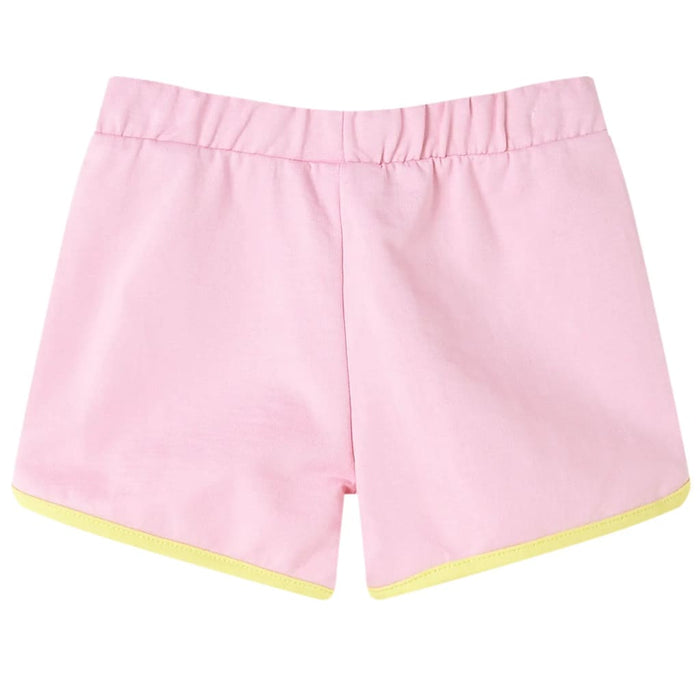 Pantaloncini da Bambina con Bordi Rosa Brillante 116 11581