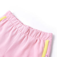 Pantaloncini da Bambina con Bordi Rosa Brillante 116 11581