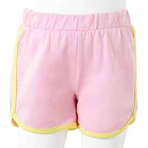 Pantaloncini da Bambina con Bordi Rosa Brillante 128 11582
