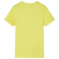 Maglietta da Bambino a Maniche Corte Gialla 128cod mxl 86476