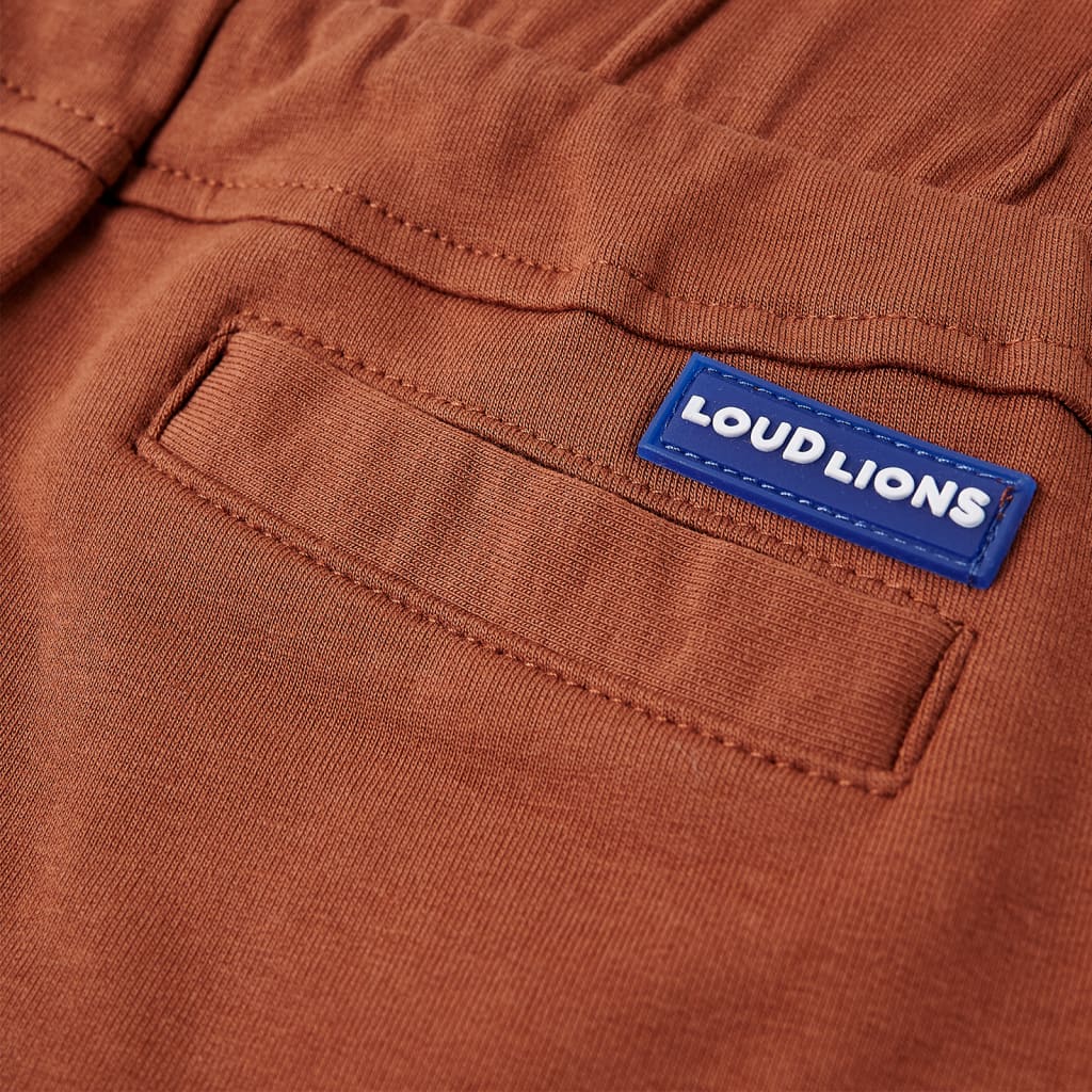 Pantaloncini per Bambini con Coulisse Marrone 116