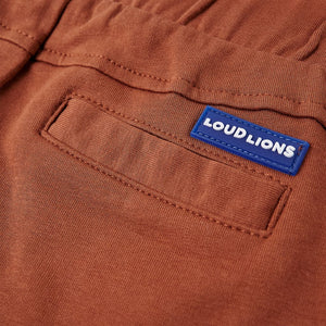 Pantaloncini per Bambini con Coulisse Marrone 128