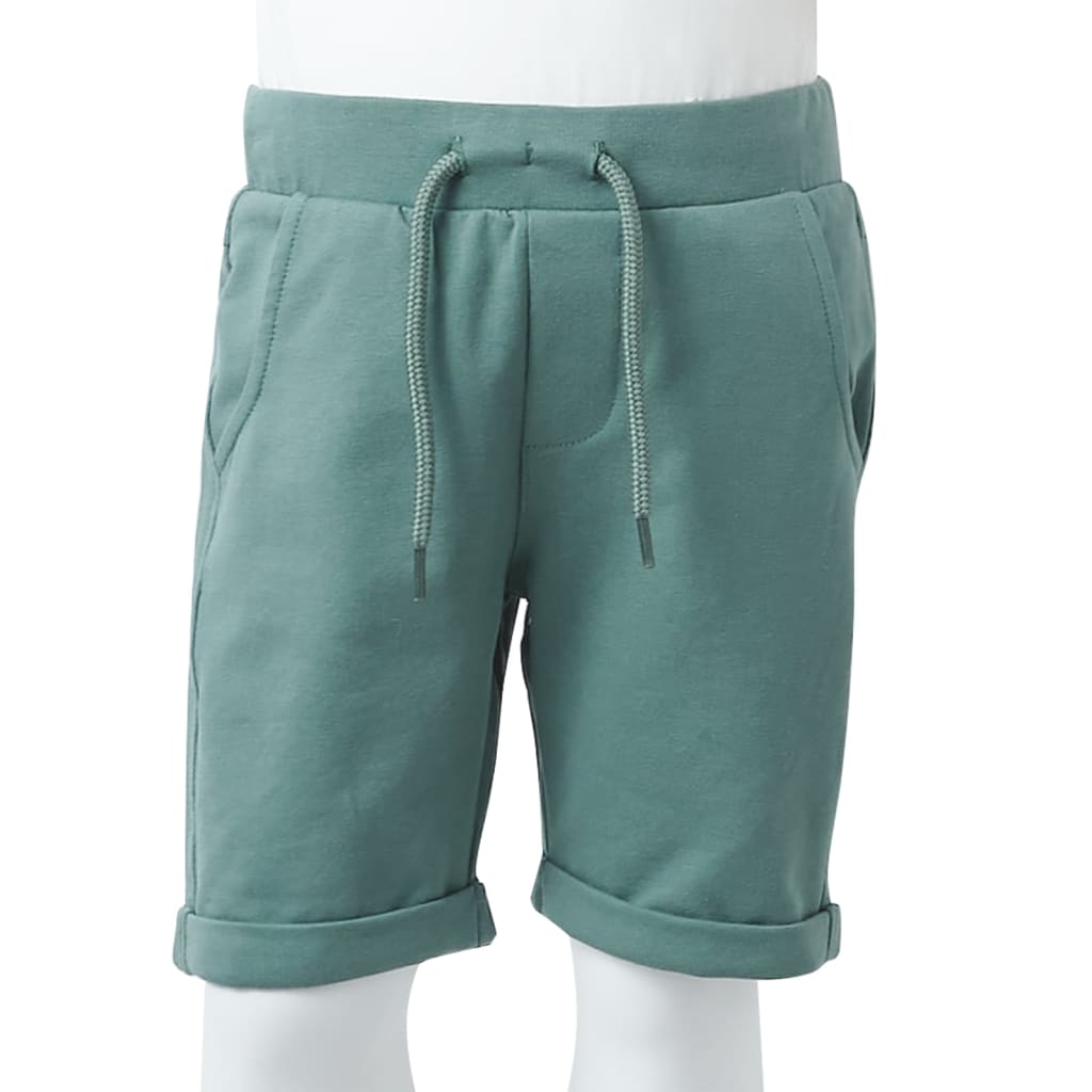 Pantaloncini per Bambini con Coulisse Petrolio Antico 140 11633
