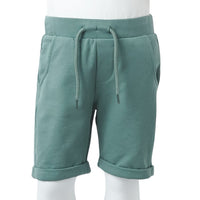 Pantaloncini per Bambini con Coulisse Petrolio Antico 140 11633