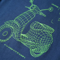 Maglietta per Bambini Blu Scuro 128 11657