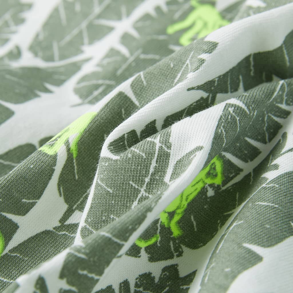 Maglietta da Bambino Ecru e Edera Scuro 92 11674