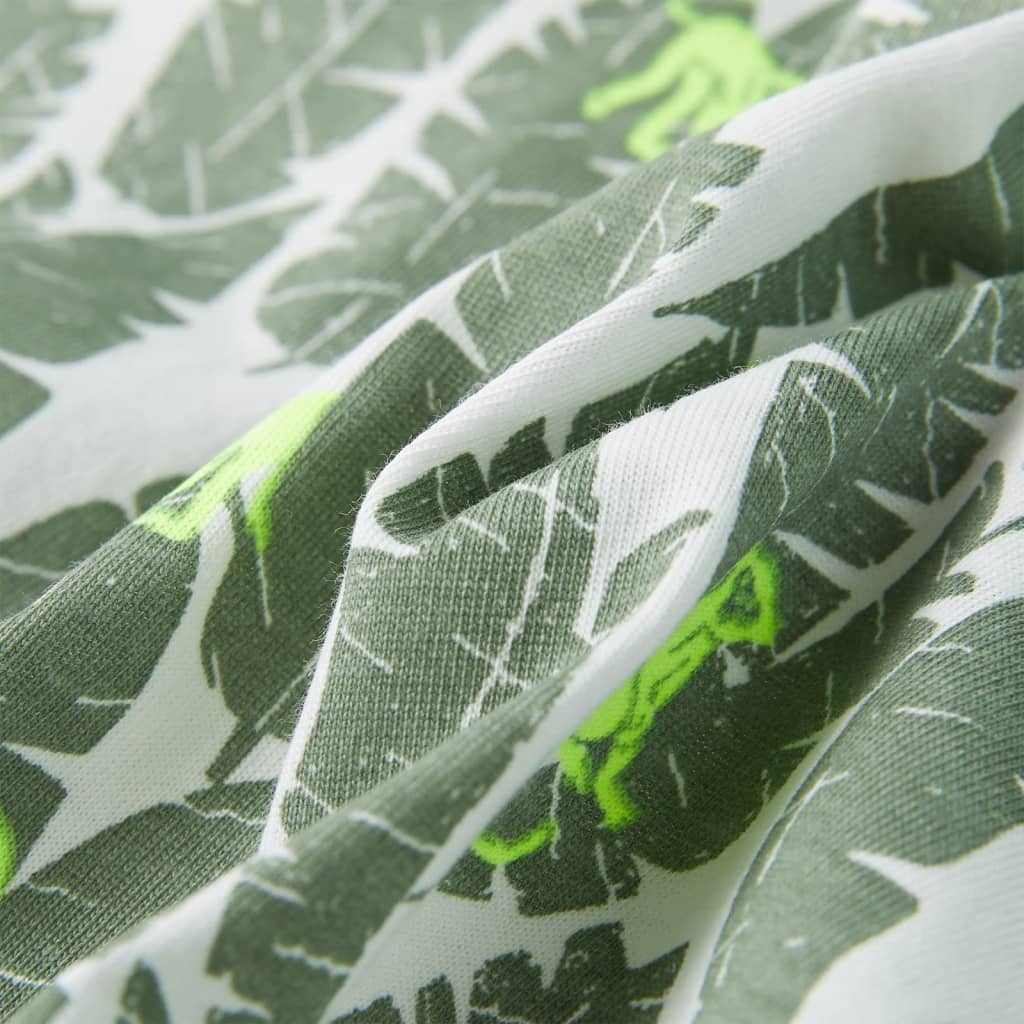 Maglietta da Bambino Ecru e Edera Scuro 116 11676