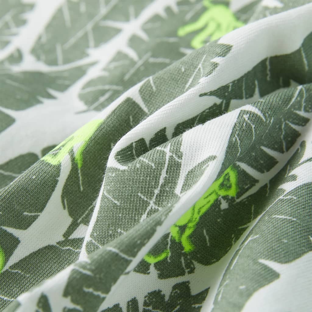 Maglietta da Bambino Ecru e Edera Scuro 128 11677