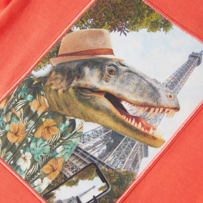 Maglietta da Bambino Rosso Chiaro 140 11753