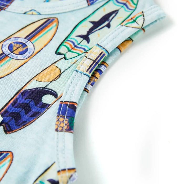 Canotta da Bambino Blu Tenue Mélange 140 11778