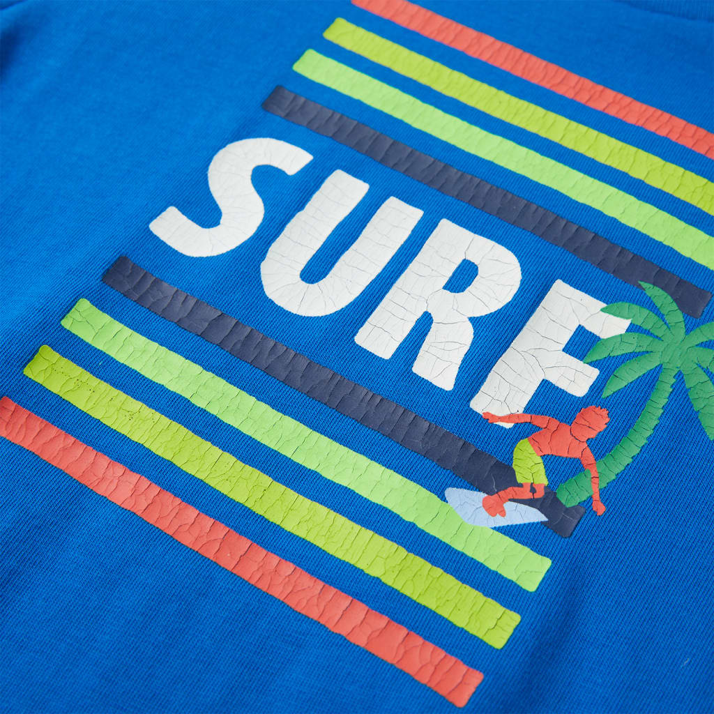 Maglietta per Bambini Blu Brillante 140