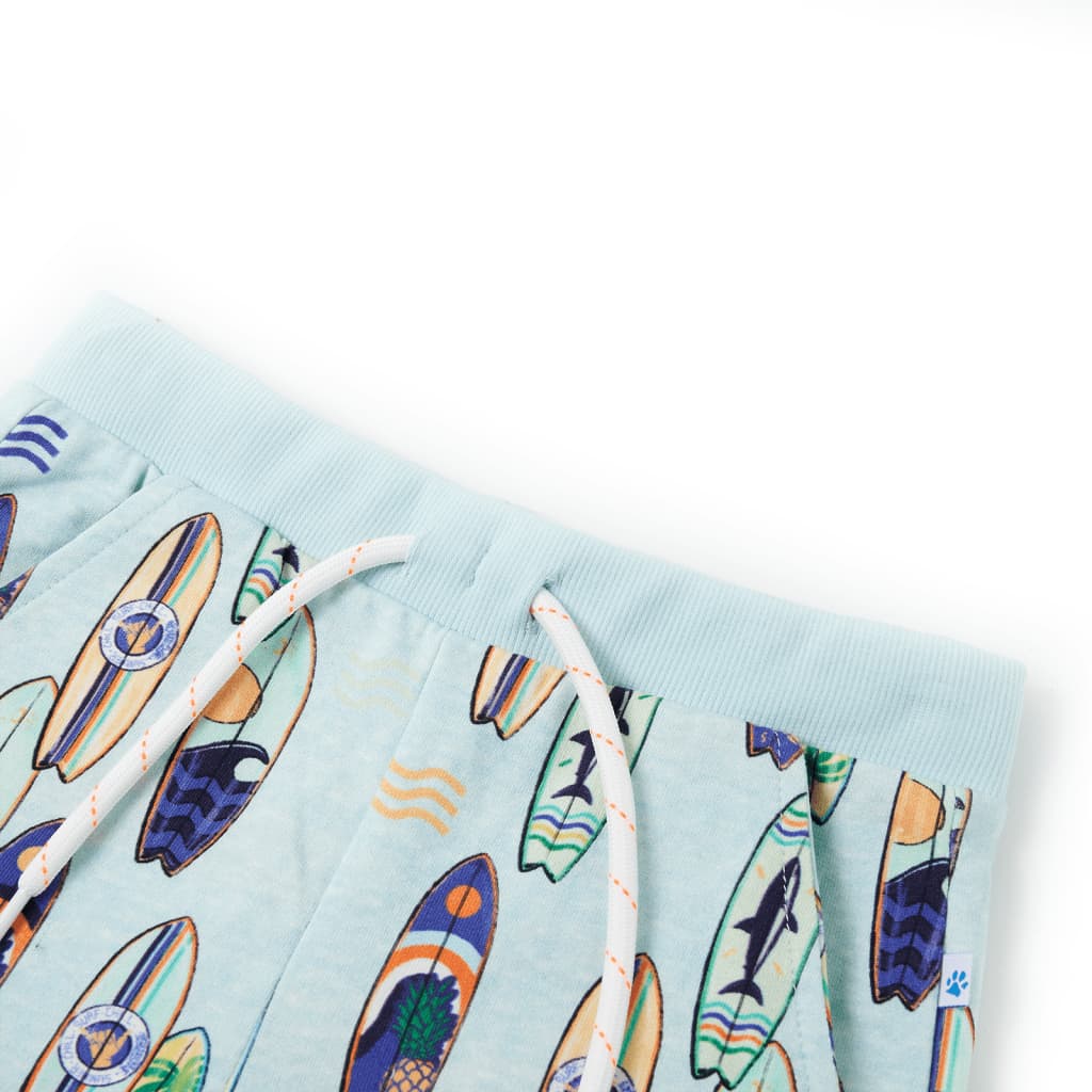 Pantaloncini per Bambini con Coulisse Blu Tenue MÃ©lange 116cod mxl 134761