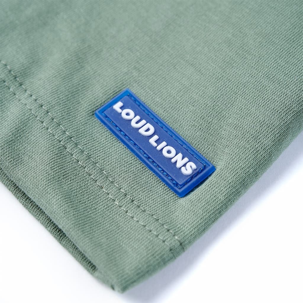 Maglietta da Bambino a Maniche Corte Cachi 116 11836