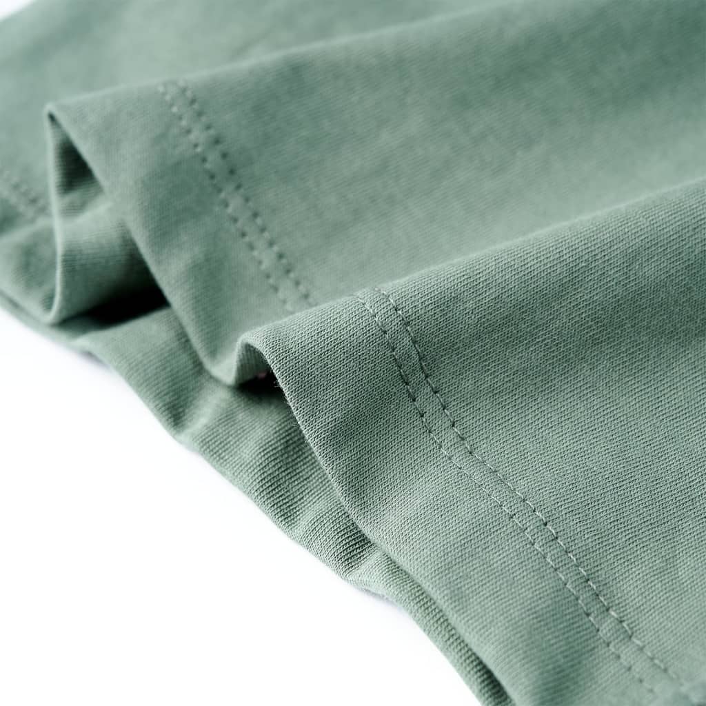 Maglietta da Bambino a Maniche Corte Cachi 128 11837