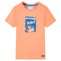 Maglietta da Bambino a Maniche Corte Arancione Neon 116