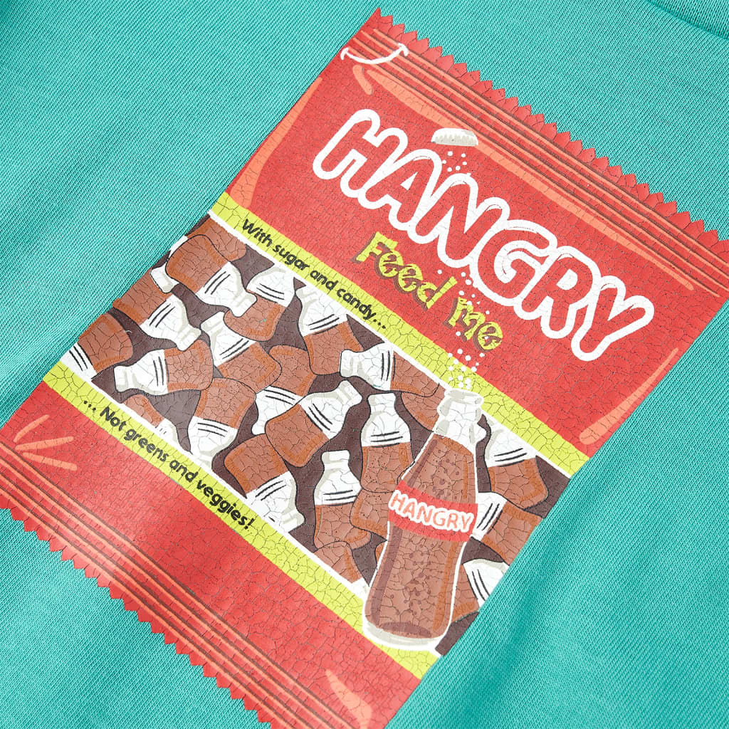 Maglietta da Bambino a Maniche Corte Menta Scuro 116 11856