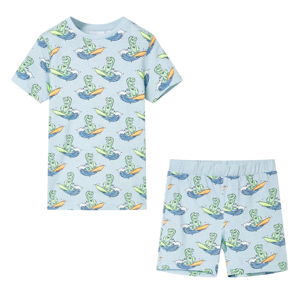 Pigiama da Bambino a Maniche Corte Azzurro 128cod mxl 110737