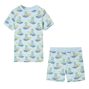 Pigiama da Bambino a Maniche Corte Azzurro 128cod mxl 110737