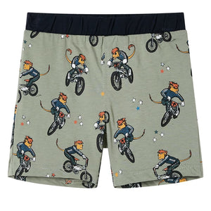 Pigiama da Bambino a Maniche Corte Cachi Chiaro 128 11867