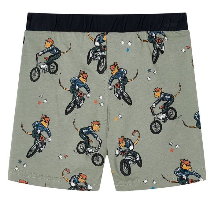 Pigiama da Bambino a Maniche Corte Cachi Chiaro 128 11867