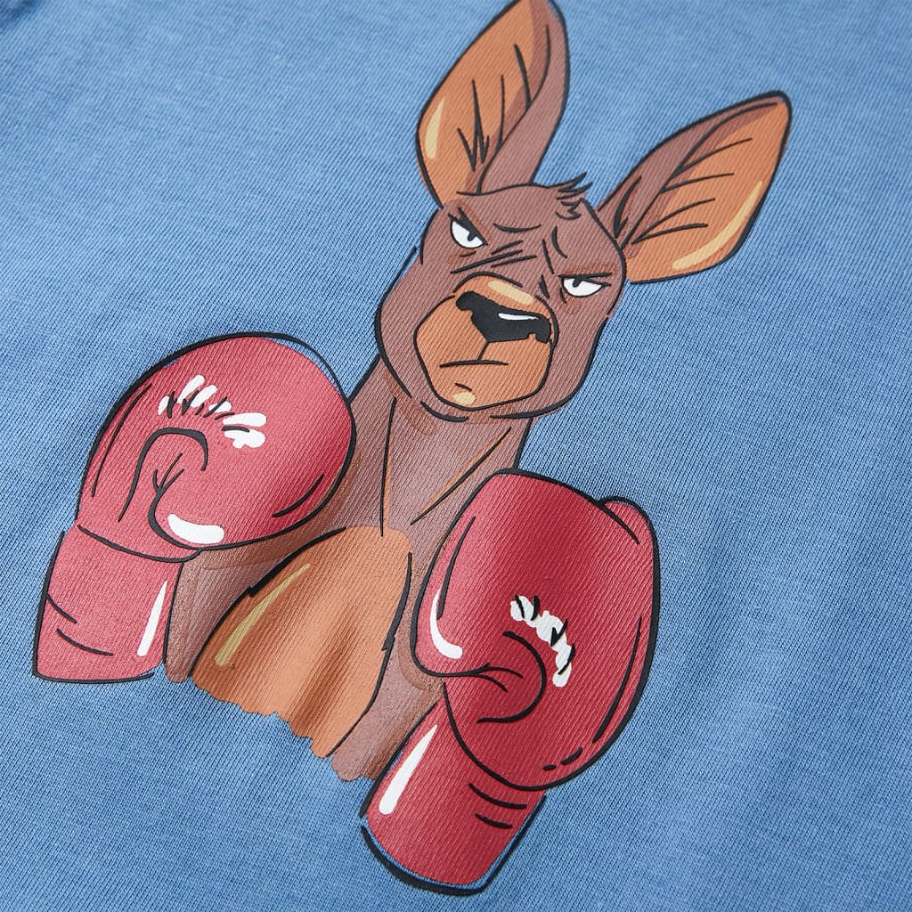 Maglietta da Bambino a Maniche Corte Blu Medio 104 11875