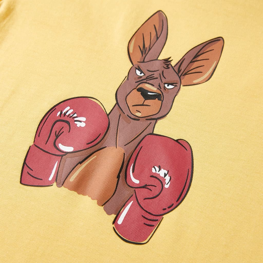 Maglietta da Bambino a Maniche Corte Gialla 92 11879