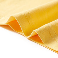 Maglietta da Bambino a Maniche Corte Gialla 128 11882