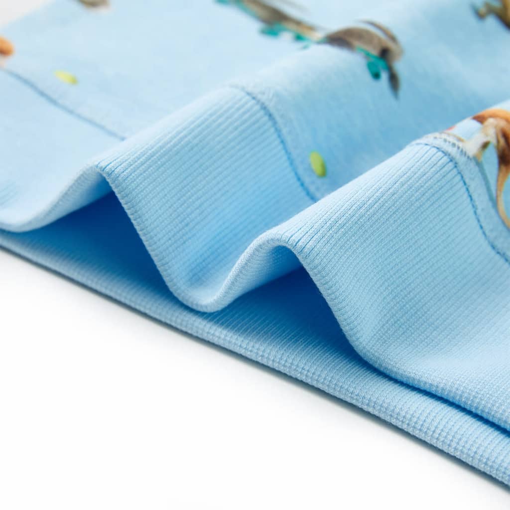 Felpa da Bambino Azzurro Mélange 92 11899