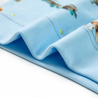 Felpa da Bambino Azzurro Mélange 92 11899