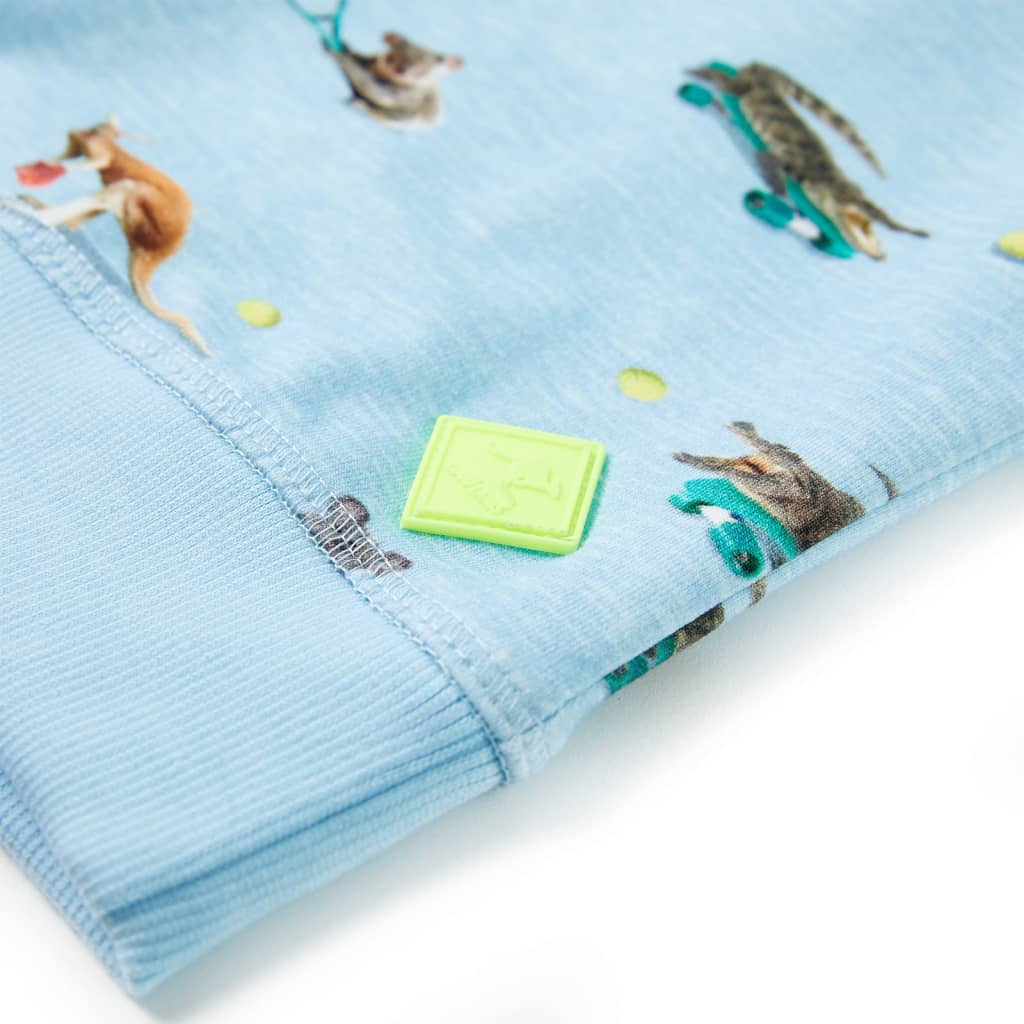 Felpa da Bambino Azzurro Mélange 104