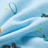 Felpa da Bambino Azzurro Mélange 128