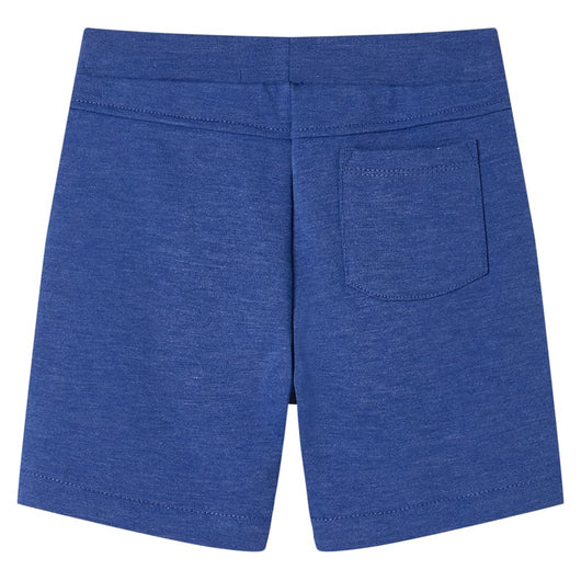 Pantaloncini per Bambini con Coulisse Blu MÃ©lange 104cod mxl 86490